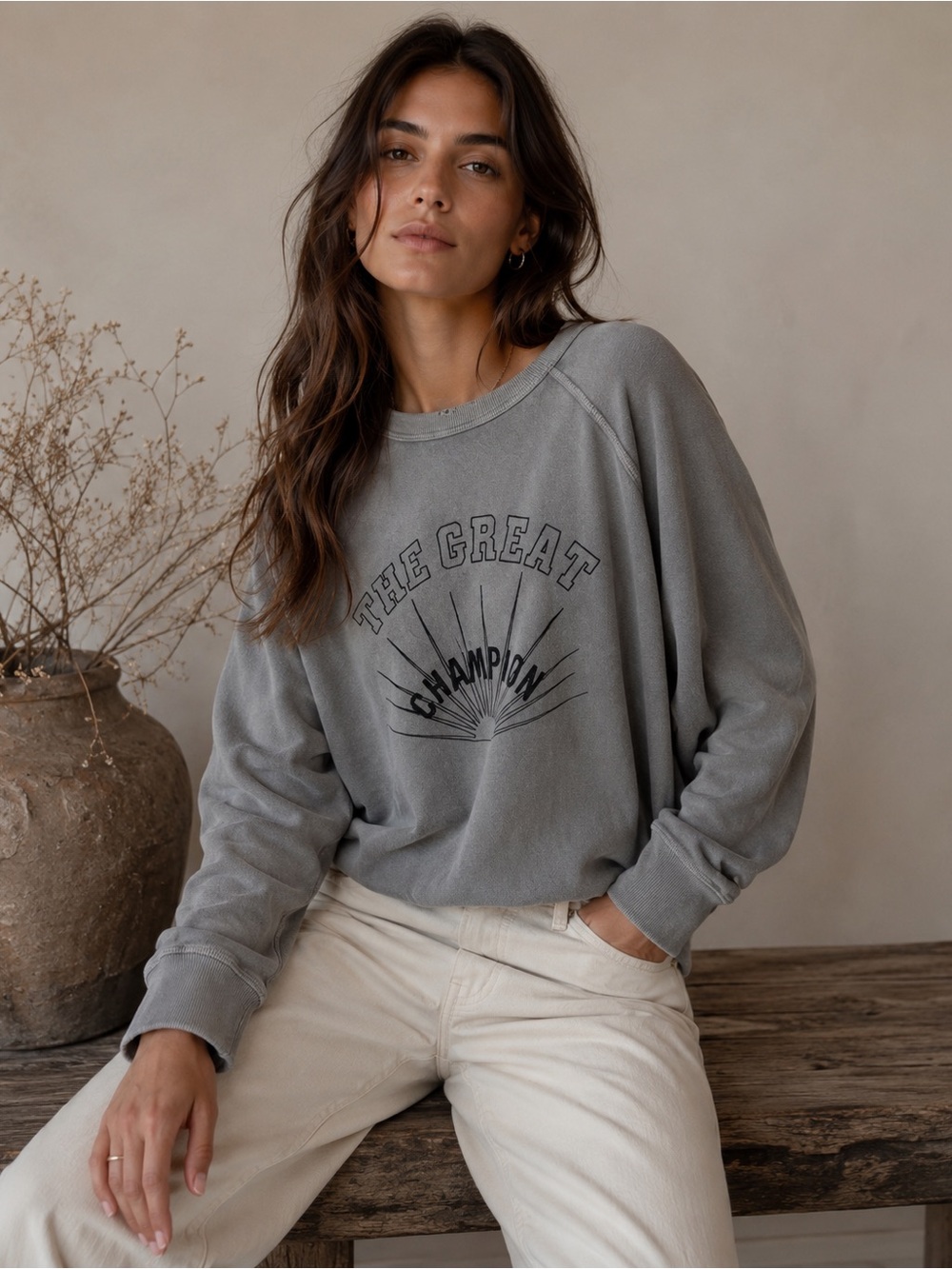 THE GREAT The College Sweatshirt The Champion